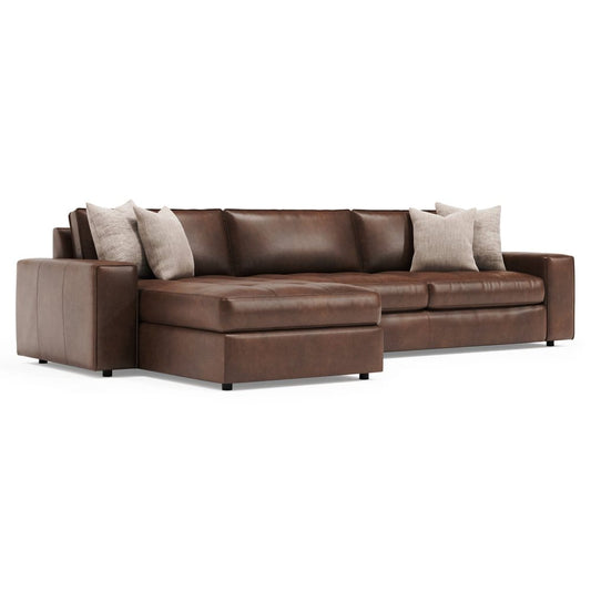 Bernhardt - Nest 2-Piece Left Facing Leather Sectional - K2237 view 1