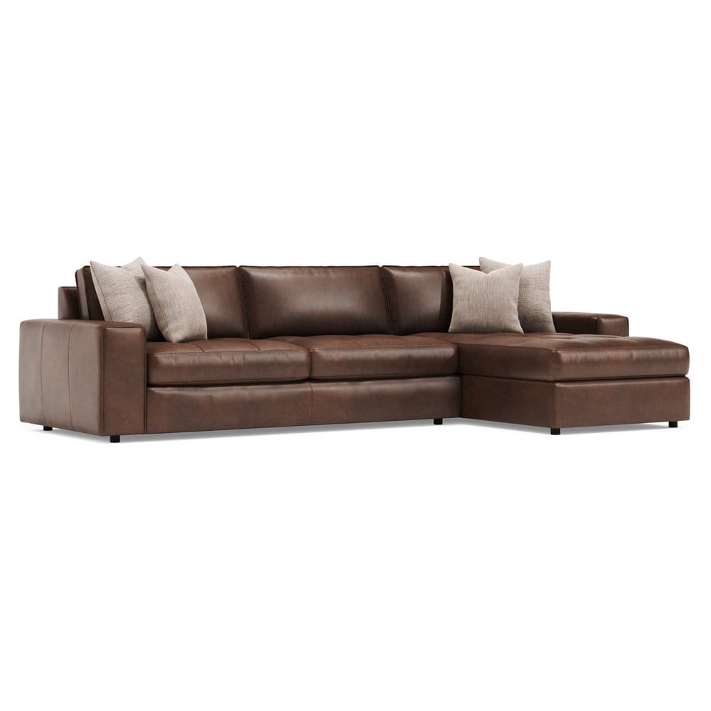 Bernhardt - Nest 2-Piece Right Facing Leather Sectional - K2235 view 1