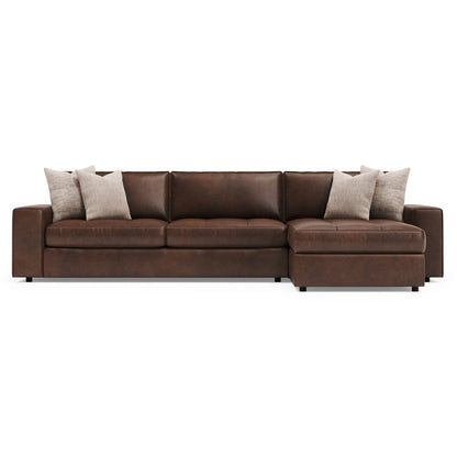Bernhardt - Nest 2-Piece Right Facing Leather Sectional - K2235 view 2