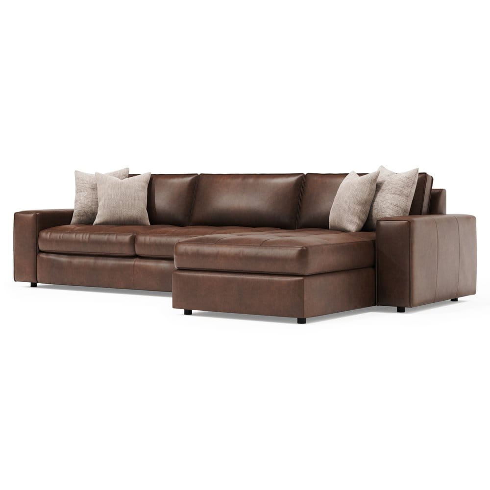 Bernhardt - Nest 2-Piece Right Facing Leather Sectional - K2235 view 6