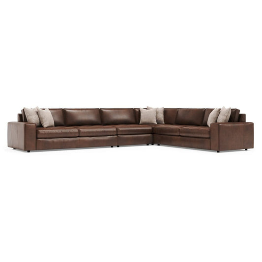 Bernhardt - Nest 4-Piece Leather Sectional - K2241 view 1
