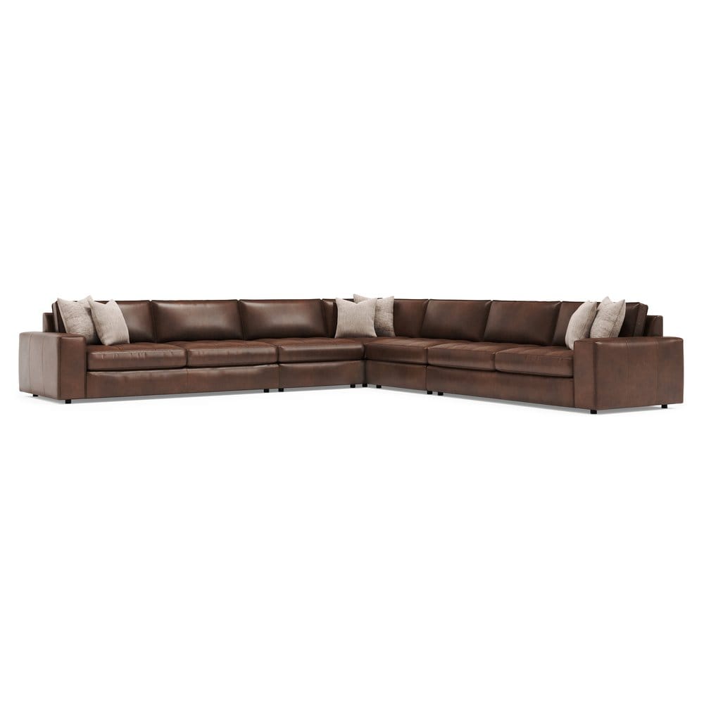 Bernhardt - Nest 5-Piece Leather Sectional - K2243 view 1