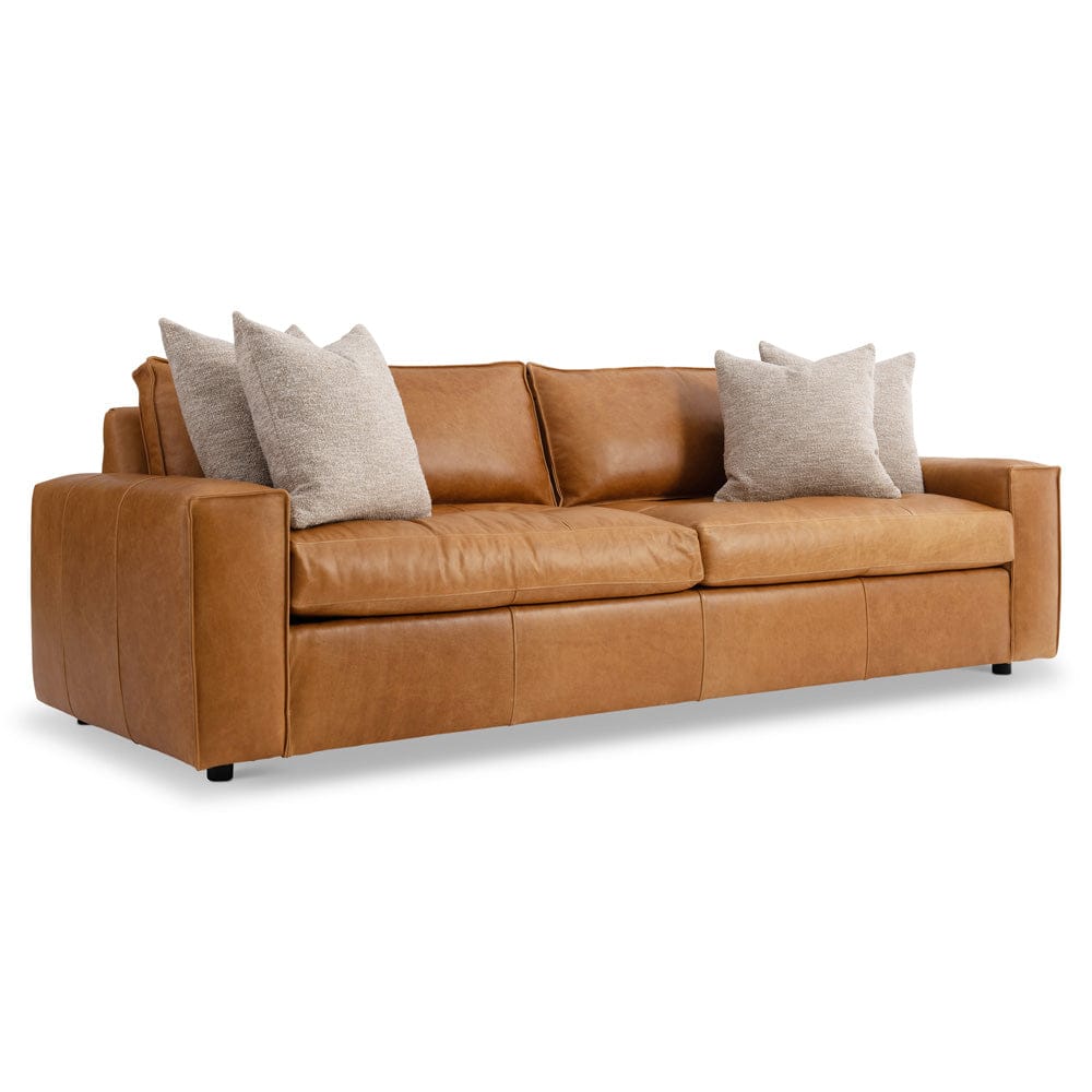 Bernhardt - Nest Leather Sofa in Tan - 3327LO view 3