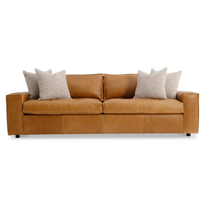 Bernhardt - Nest Leather Sofa in Tan - 3327LO view 4