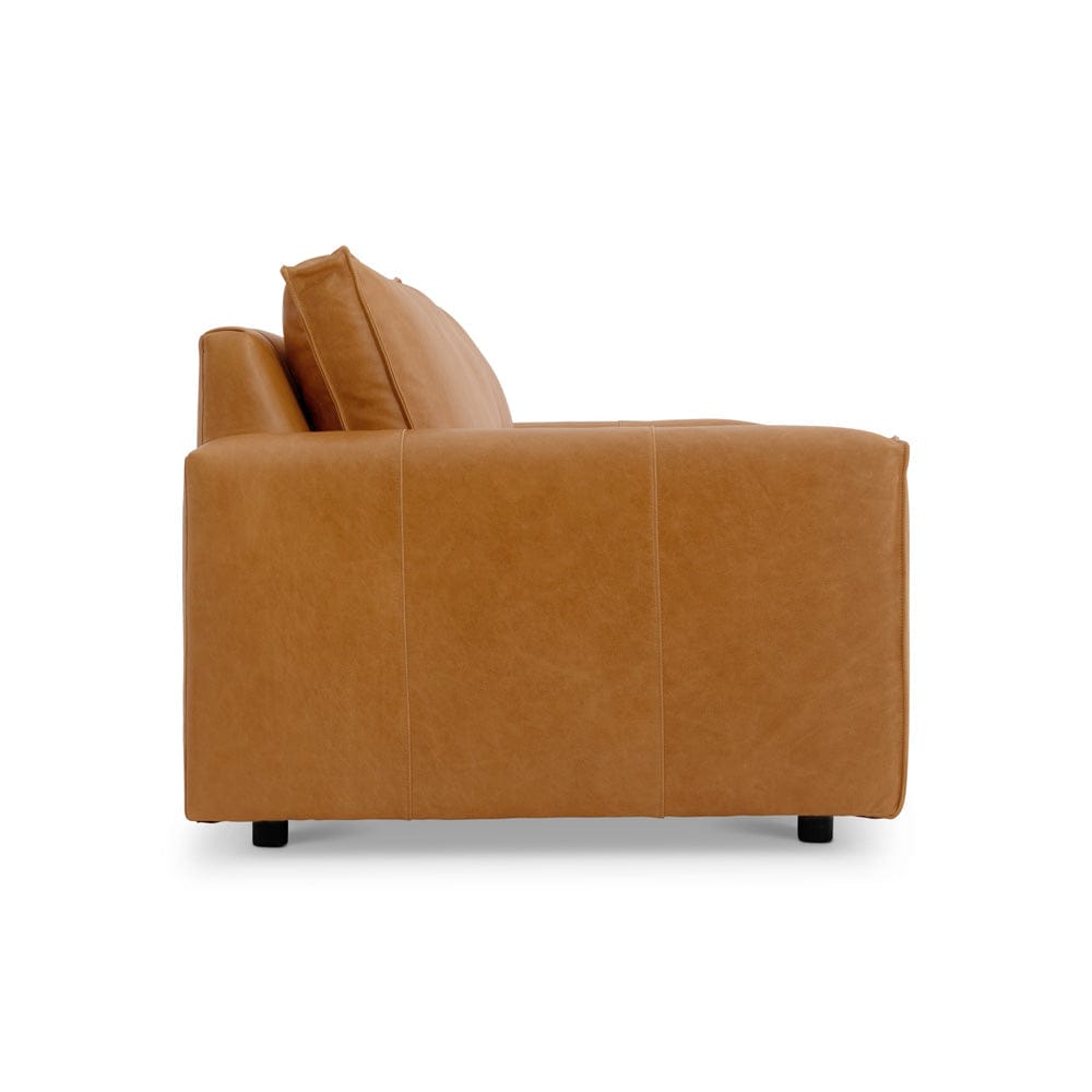 Bernhardt - Nest Leather Sofa in Tan - 3327LO view 6