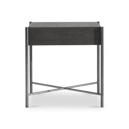 Bernhardt - Outline Side Table in Charcoal - 360126 view 1