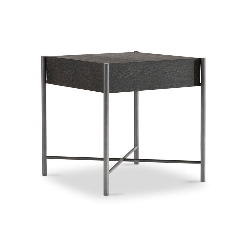 Bernhardt - Outline Side Table in Charcoal - 360126 view 4