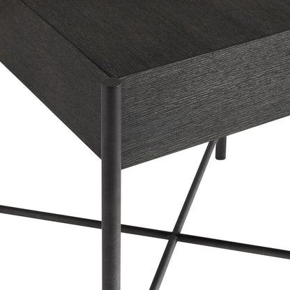 Bernhardt - Outline Side Table in Charcoal - 360126 view 5