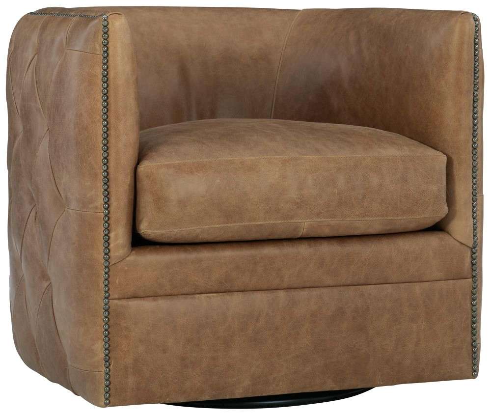 Bernhardt -  Palazzo Leather Swivel Chair - 212SLCO veiw 1