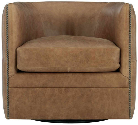 Bernhardt -  Palazzo Leather Swivel Chair - 212SLCO veiw 2