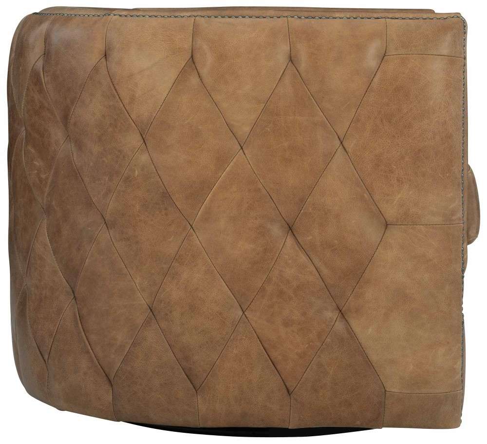 Bernhardt -  Palazzo Leather Swivel Chair - 212SLCO veiw 3