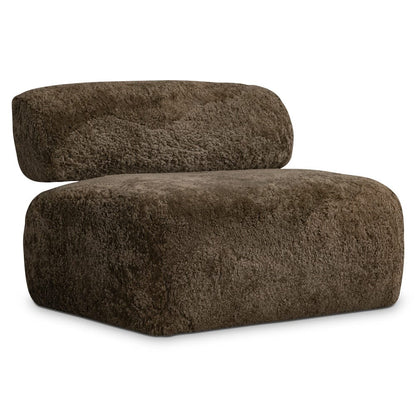 Bernhardt - Paley Shearling Swivel Chair in Brown - N153SO view 1