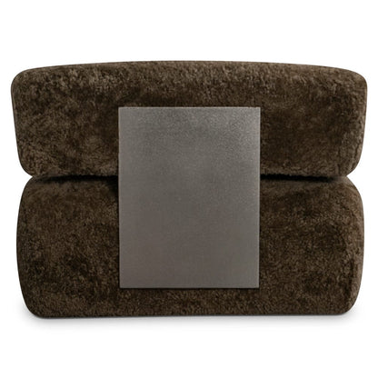 Bernhardt - Paley Shearling Swivel Chair in Brown - N153SO view 4