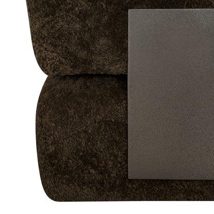 Bernhardt - Paley Shearling Swivel Chair in Brown - N153SO view 5