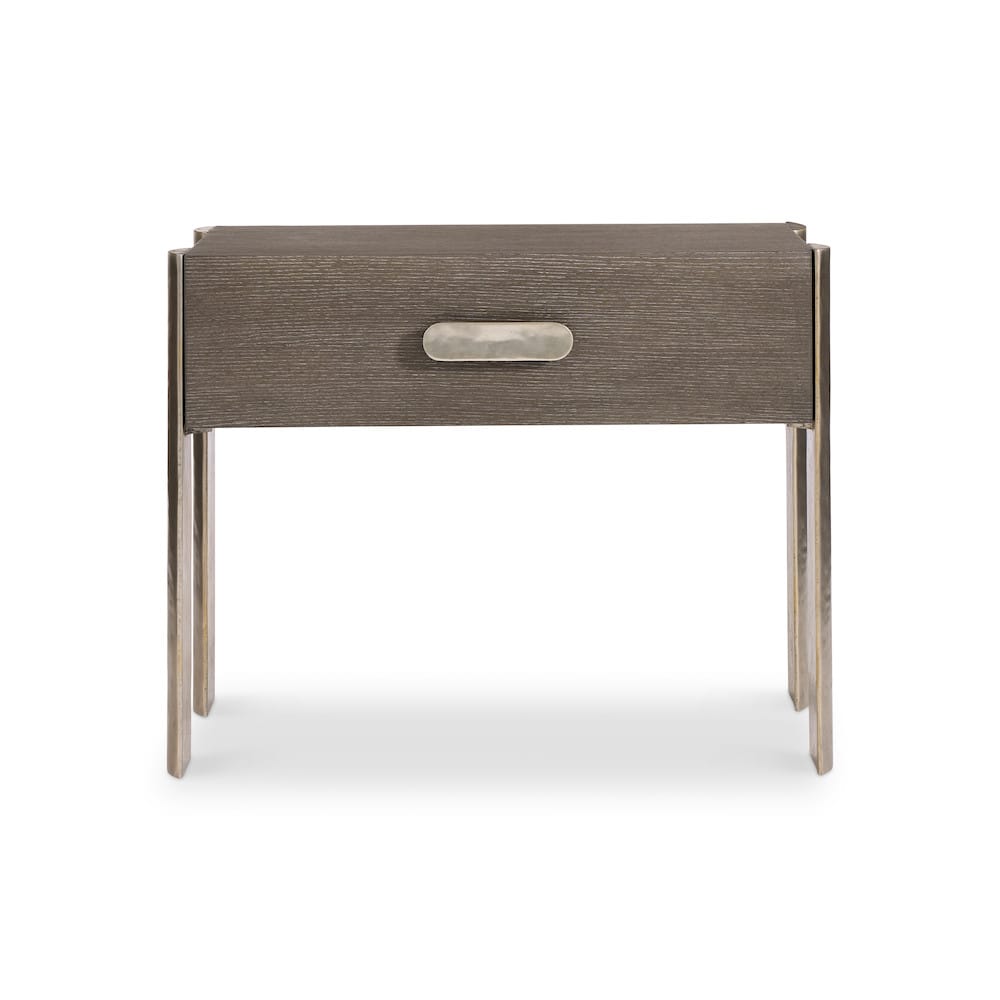 Bernhardt - Prado Nightstand in Porcini & Bright Graphite Finishes - 324218B view 2