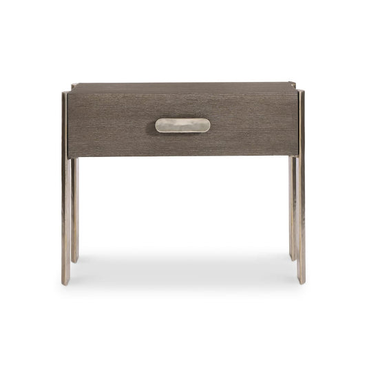 Bernhardt - Prado Nightstand in Porcini & Bright Graphite Finishes - 324218B view 2