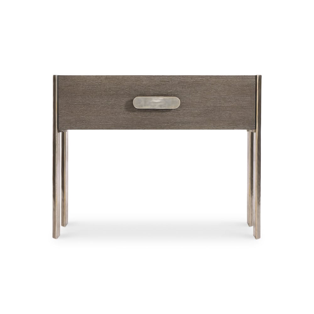 Bernhardt - Prado Nightstand in Porcini & Bright Graphite Finishes - 324218B view 3