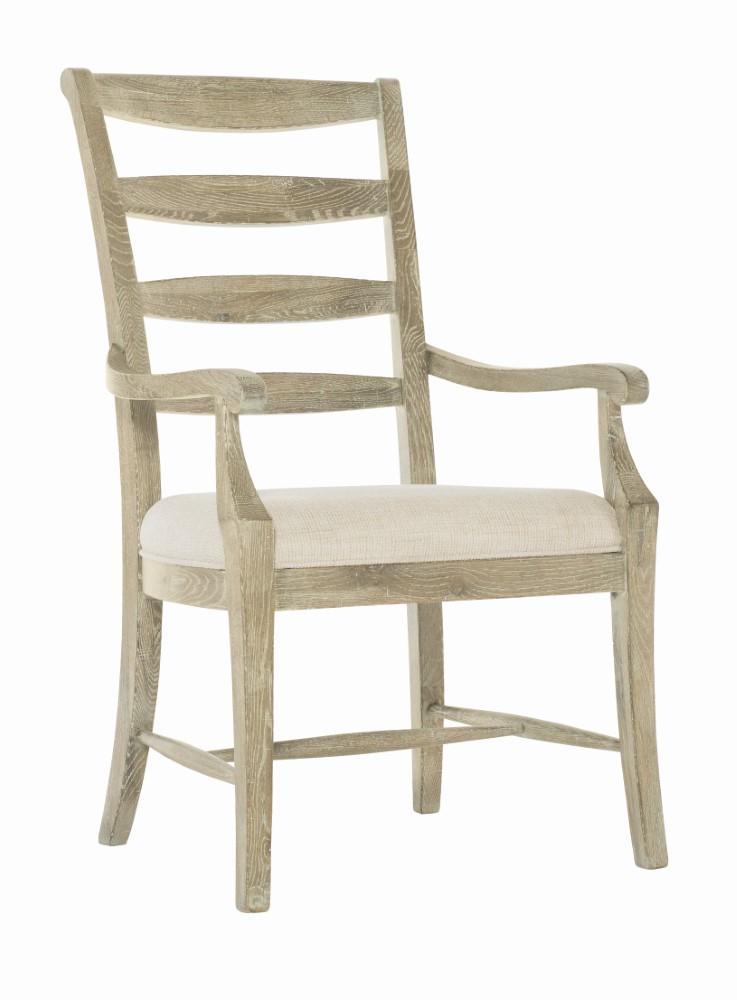 Bernhardt - Rustic Patina Ladderback Arm Chair in Sand Finish - 387556_CLOSEOUT veiw 1