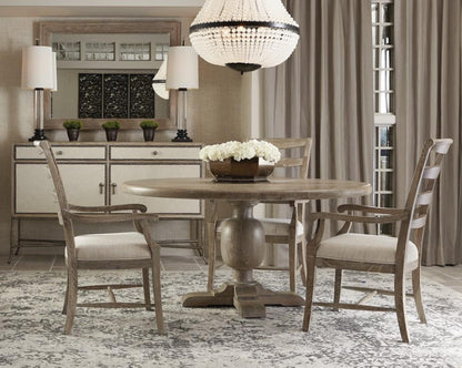 Bernhardt - Rustic Patina Ladderback Side Chair in Sand Finish - 387555_CLOSEOUT veiw 4