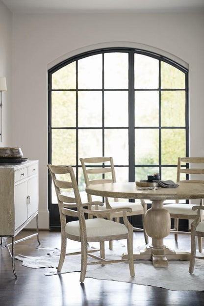 Bernhardt - Rustic Patina Ladderback Side Chair in Sand Finish - 387555_CLOSEOUT veiw 5