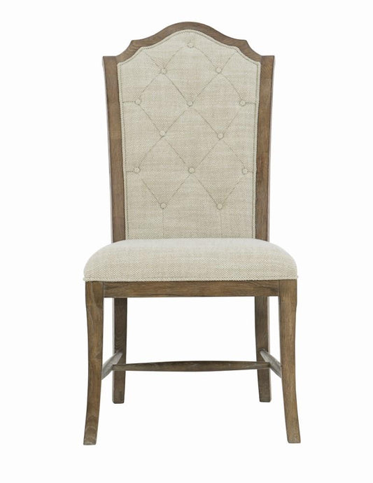 Bernhardt - Rustic Patina Side Chair in Peppercorn Finish - 387561D_CLOSEOUT veiw 2