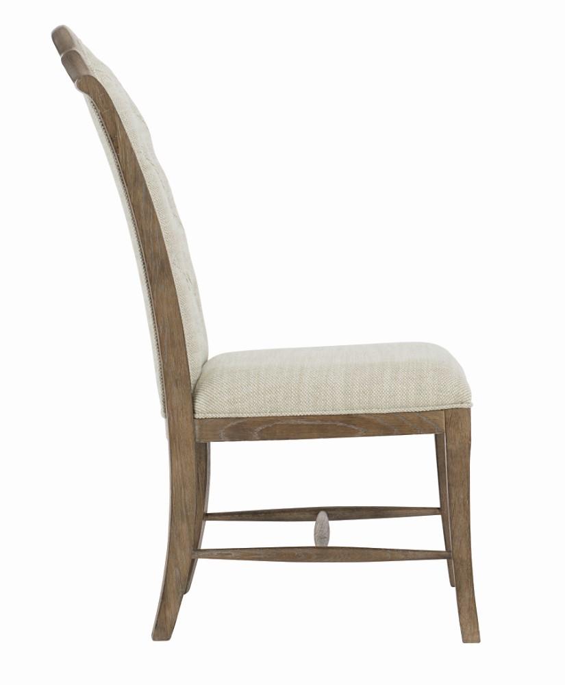 Bernhardt - Rustic Patina Side Chair in Peppercorn Finish - 387561D_CLOSEOUT veiw 3