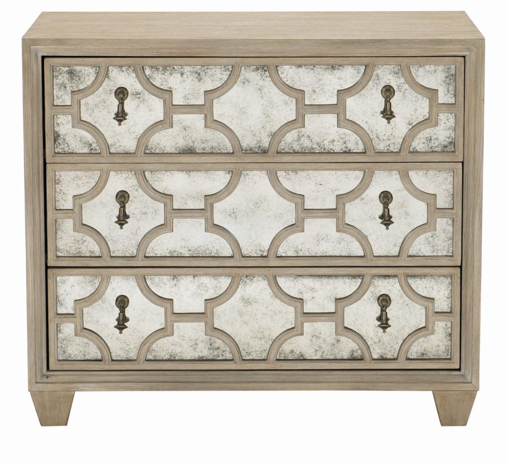 Bernhardt - Santa Barbara Nightstand with Antiqued Mirrored Glass - 385232 veiw 1