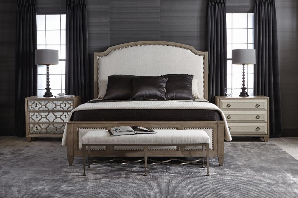 Bernhardt - Santa Barbara Nightstand with Antiqued Mirrored Glass - 385232 veiw 2