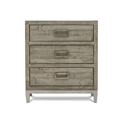 Bernhardt - Shaw Nightstand - Morel / Glazed Silver - 398216G view 2