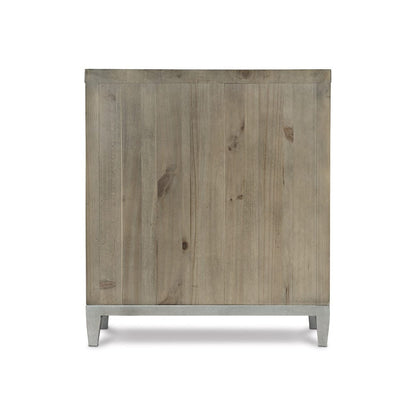 Bernhardt - Shaw Nightstand - Morel / Glazed Silver - 398216G view 4