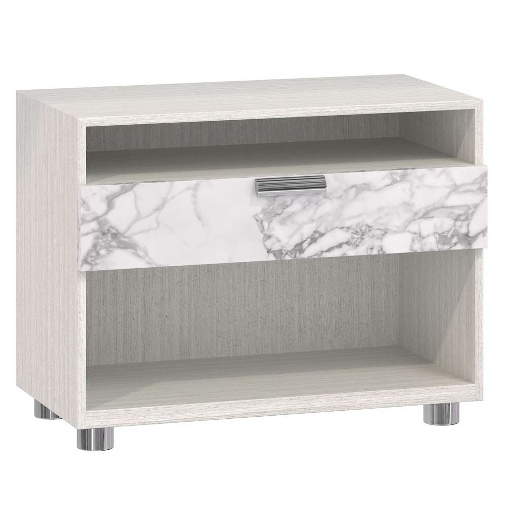 Bernhardt - Stratum Nightstand with 1 Arabescato Drawer - 325231 veiw 2