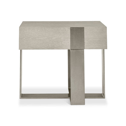 Bernhardt - Tempo Metal Base Nightstand - Beige - 346219R view 3