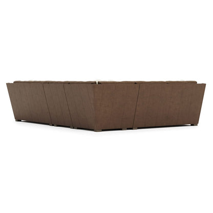 Bernhardt - Ventura Leather Sectional in Brown - K2032 view 3