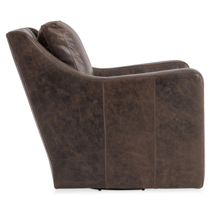 Bernhardt - Ventura Leather Swivel Chair - 352SLO veiw 2