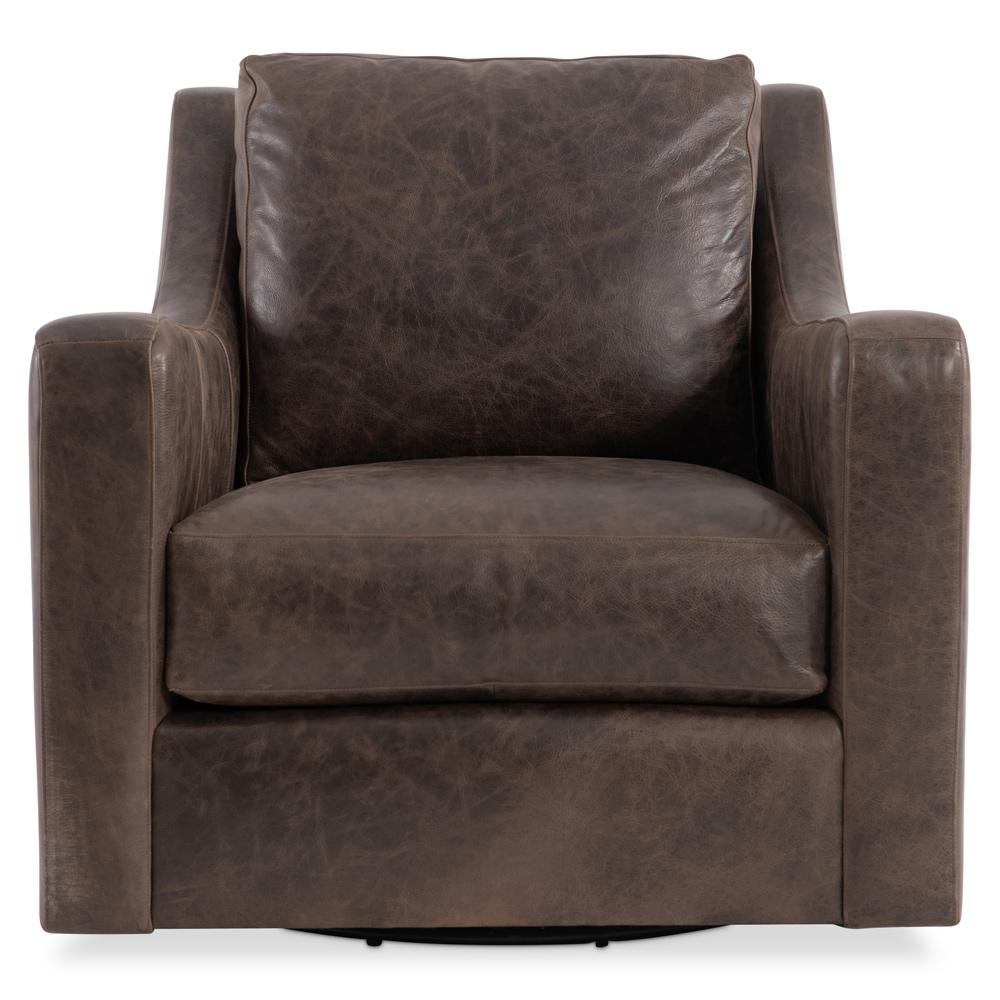 Bernhardt - Ventura Leather Swivel Chair - 352SLO veiw 3