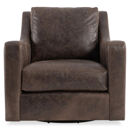 Bernhardt - Ventura Leather Swivel Chair - 352SLO veiw 3