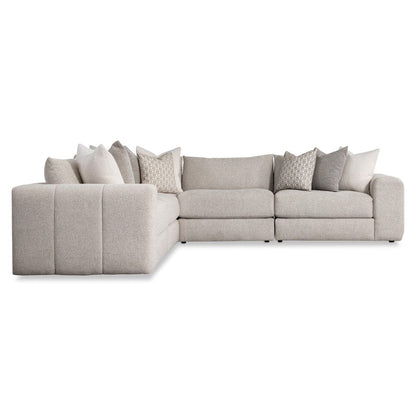 Bernhardt - Vista 5-Piece Fabric Sectional in Beige - K2251 view 2