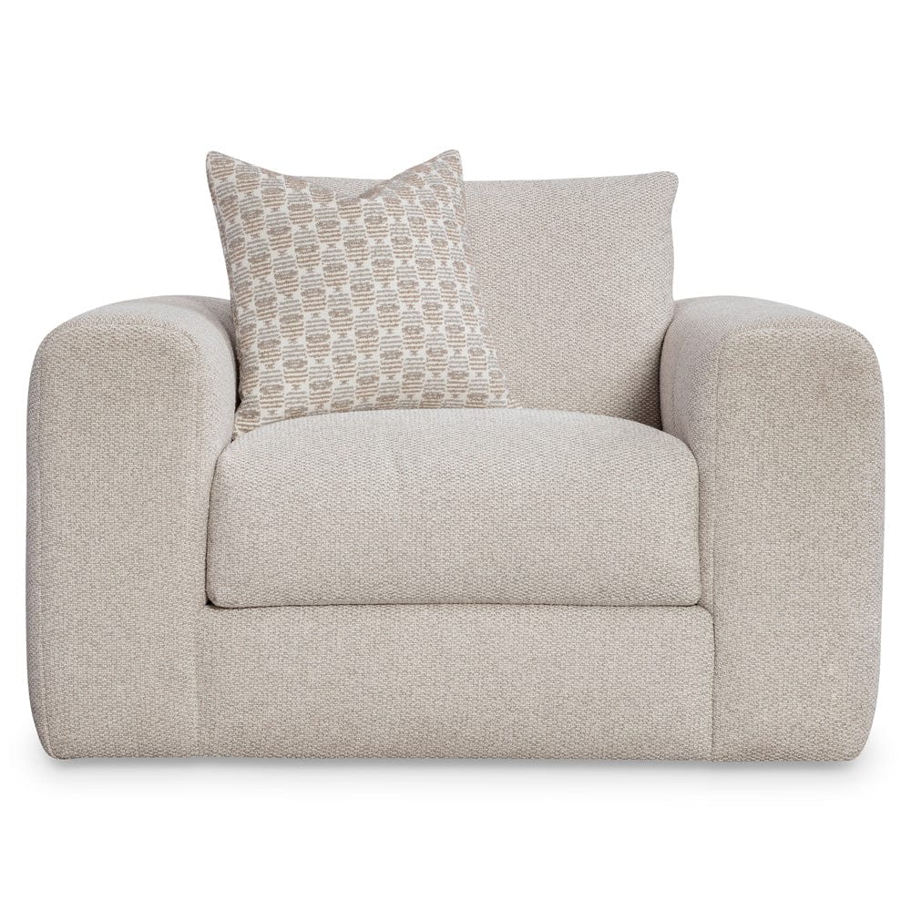 Bernhardt - Vista Fabric Swivel Chair in Beige - P4002SA view 2