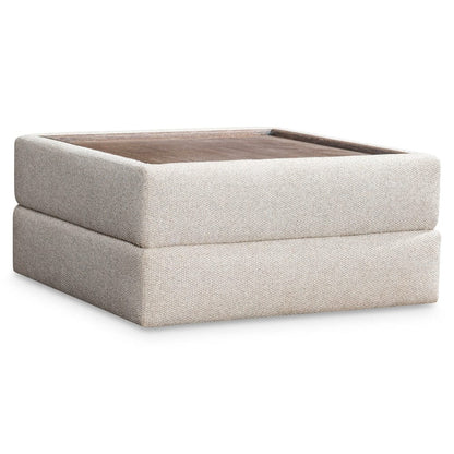 Bernhardt - Vista Fabric Tray Ottoman in Beige - P4000A view 1