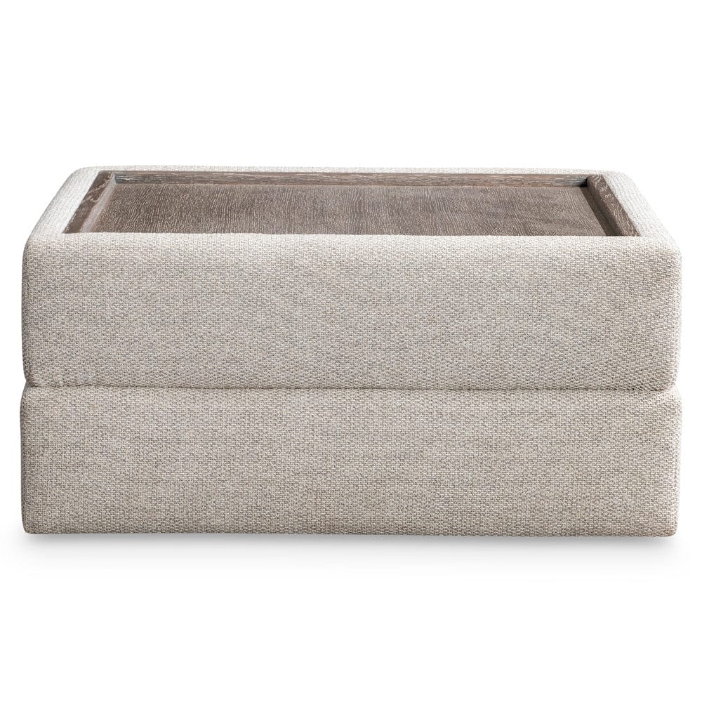 Bernhardt - Vista Fabric Tray Ottoman in Beige - P4000A view 2