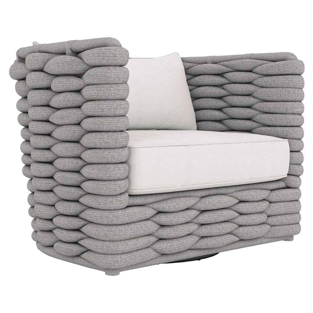 Bernhardt - Wailea Nordic Gray Outdoor Swivel Chair - OP213SC veiw 1