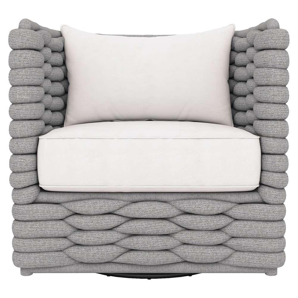 Bernhardt - Wailea Nordic Gray Outdoor Swivel Chair - OP213SC veiw 3
