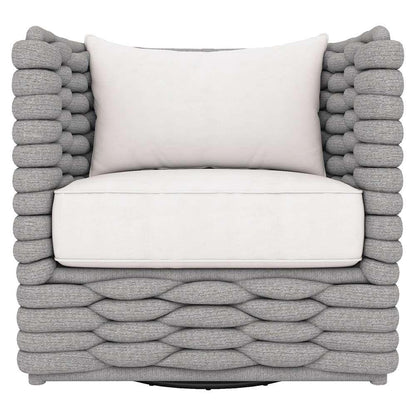 Bernhardt - Wailea Nordic Gray Outdoor Swivel Chair - OP213SC veiw 3