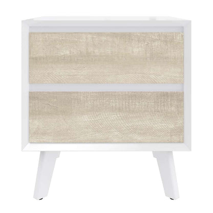 Bestar - Adara 19W End Table in Uv White &Amp; Mountain Ash Grey - 118240-000001 veiw 2