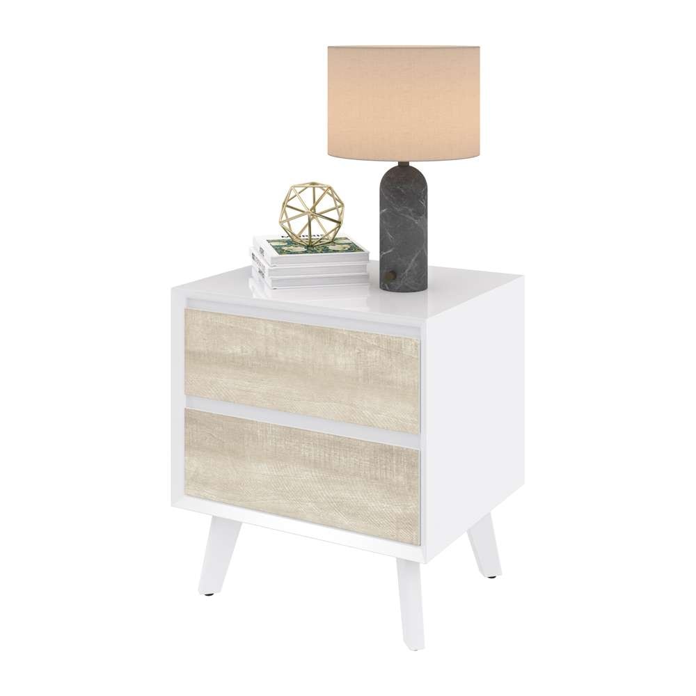 Bestar - Adara 19W End Table in Uv White &Amp; Mountain Ash Grey - 118240-000001 veiw 6