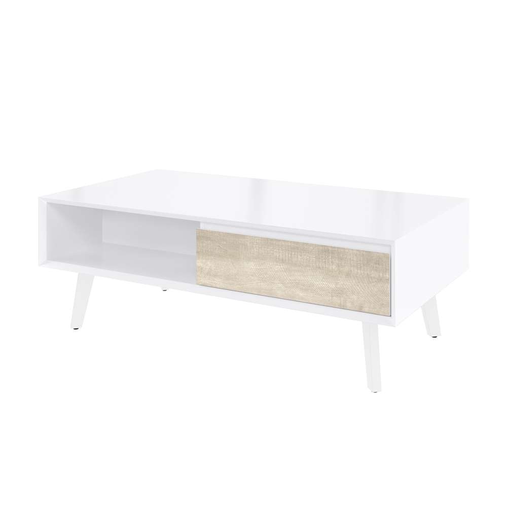 Bestar - Adara 48W Coffee Table in Uv White &Amp; Mountain Ash Grey - 118160-000001 veiw 1