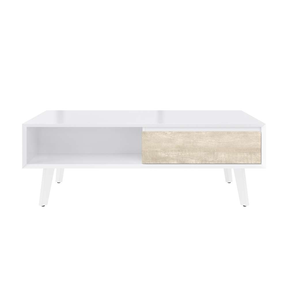 Bestar - Adara 48W Coffee Table in Uv White &Amp; Mountain Ash Grey - 118160-000001 veiw 4