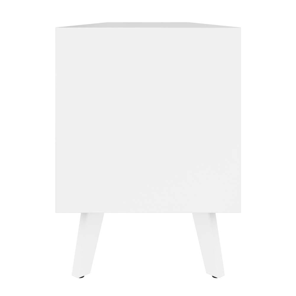 Bestar - Adara 63W Tv Stand For 55 Inch Tv in Uv White &Amp; Mountain Ash Grey - 118200-000001 veiw 3