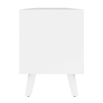 Bestar - Adara 63W Tv Stand For 55 Inch Tv in Uv White &Amp; Mountain Ash Grey - 118200-000001 veiw 3