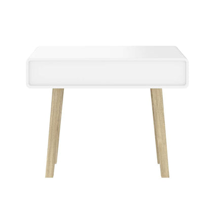 Bestar - Alhena 40W Console Table in Uv White &Amp; Sandy Brown Oak - 119160-000001 veiw 4